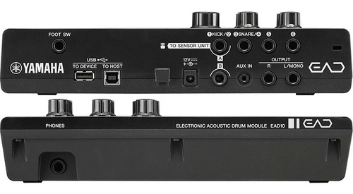 Imagem 2 de 7 de Módulo Yamaha Ead10 Trigger P/ Bateria Acústica Eletronica