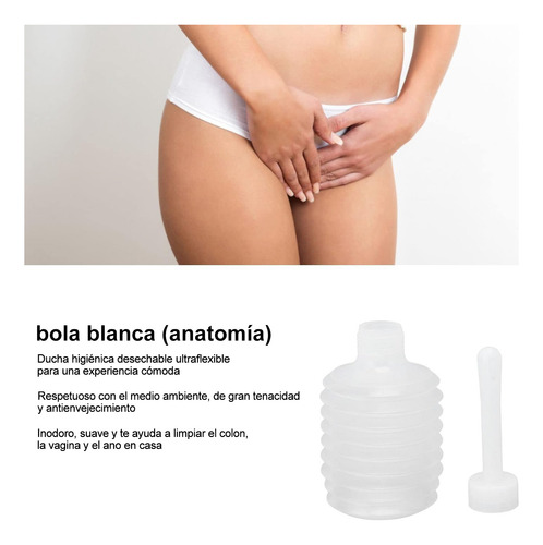 3pzs Enema Ducha Anl Portátil Limpieza Salud Rectal 180ml