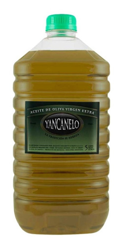 Aceite De Oliva Extra Virgen Yancanelo Bidón 5 Litros X 1 U