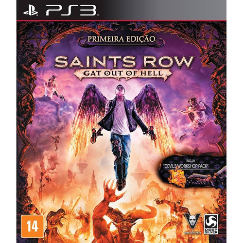 Saints Row Gat Out Of Hell Ps3 Mídia Física Novo Lacrado