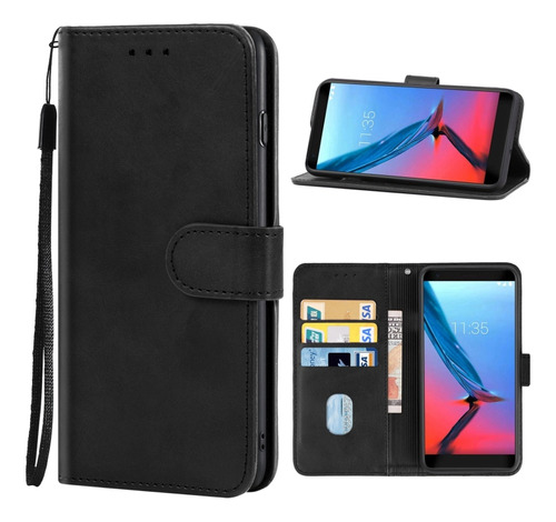 Funda De Teléfono De Cuero Para Zte Blade V9 Vita