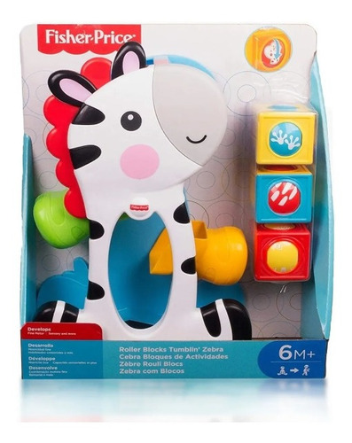 Fisher-price Juguete Para Bebé Cebra Bloques De Actividades