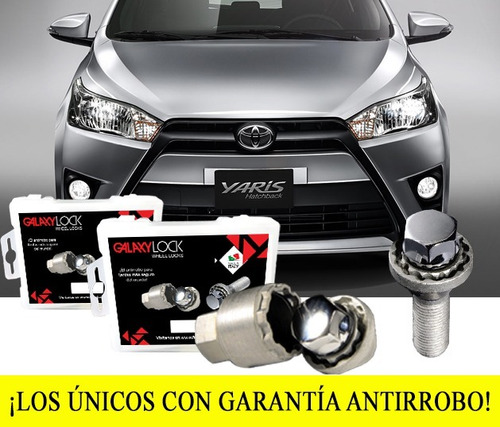 Tuercas De Seguridad Galaxylock Yaris S Cvt Envió Gratis