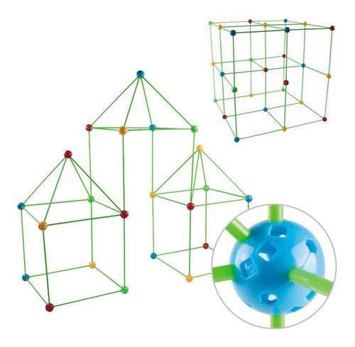 Imagen 9 de 9 de Kit De Construcción De Bricolaje Para Niños Construyen Tiend