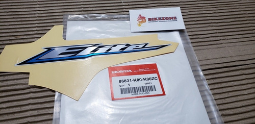 Calco Original Honda Elite 125 New Elite 125 Moto Blanca 