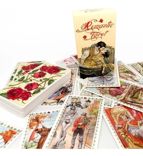 Tarot Romántico Romantic Basado En Rider 78 Cartas Adivinar