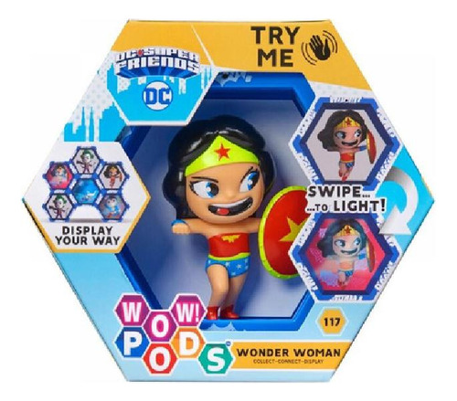 Libro - Figura Dc - Wow Pods Wonder Woman - Dcics