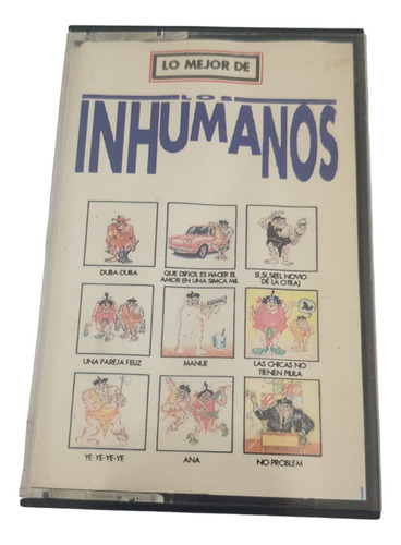 Cassette  Inhumanos  Lo Mejor   Impecable       Supercultura