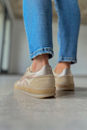 Zapatillas De Cuero Vacuno Pmk Demi