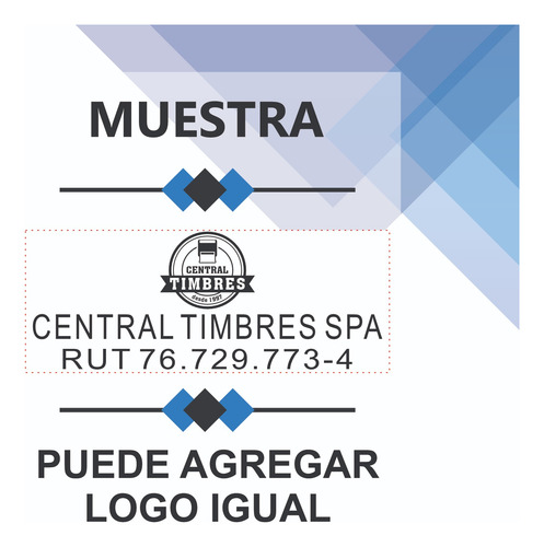 Timbre Bolsillo Grande Trodat 9512 - Mshops