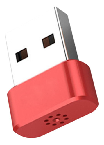 Smart Mini Usb Micrófono Traductor De Idiomas 360 Rojo