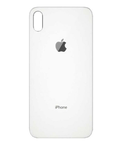 Vidrio Trasero Para iPhone XS Blanco