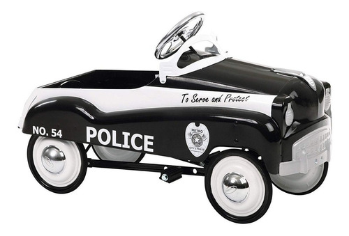 Carro Policia De Pedales Instep Juguetes Niños