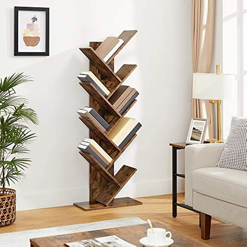 Vasagle Tree Bookshelf Estantería De Pie De 8 Pisos Con Esta