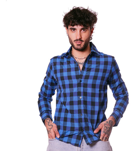 Camisa Escosesa Cuadros Hombre Pack X 2 A Eleccion Colores