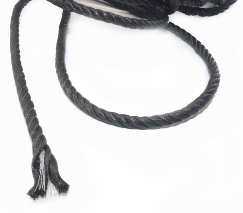 Lazo Soga Malla Sombra Uso Agricola Prot. Uv Negro 1 Kg 8 Mm