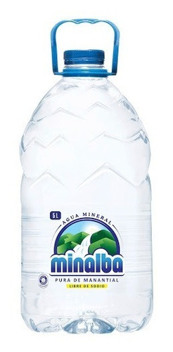 Agua Mineral Minalba 5lt