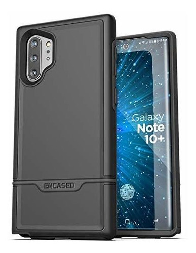 Funda De Color Negro Anti Caidas Para Galaxy Note 10 Plus