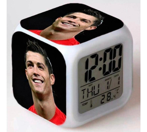 Reloj Despertador Cristiano Ronaldo, Cr7, El Bicho, Siuum.