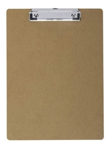 Tabla Portapapeles Madera Con Apretador A3 Sujeta Papel 45cm