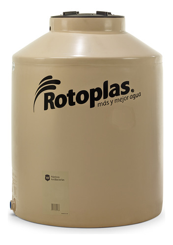 Tanque de agua Rotoplast Estándar vertical 600L beige de 1.17 cm x 0.97 m