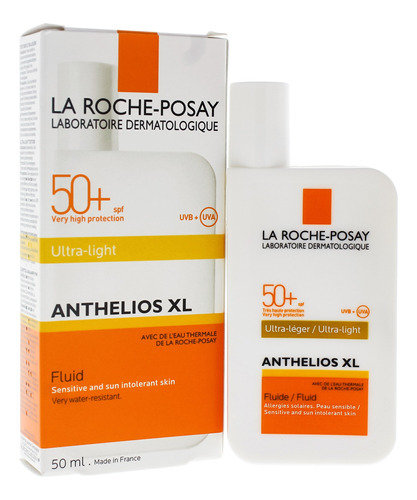 Protector Solar Anthelios Xl  Fluido Ultra Ligero Spf 50 De