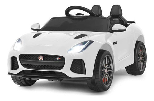 Carro Electric White Costzon Jaguar F-type Control Padre 12v