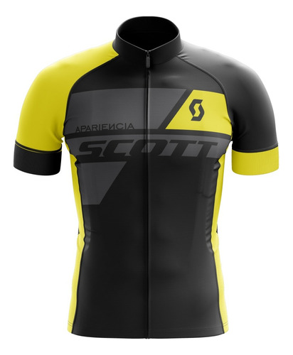 Jersey Maillot Ciclismo Apariencia Scott Amarillo