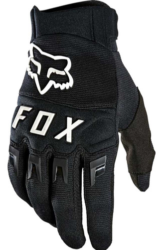 Luva Fox Dirtpaw Preta E Branca Ciclismo E Moto 21 