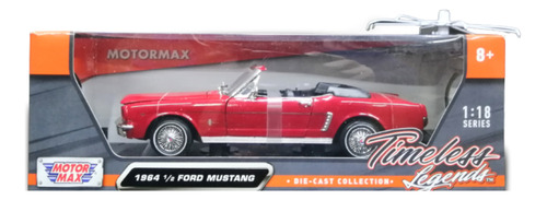 1964 1/2 Ford Mustang Convertible Motormax Escala 1/18 