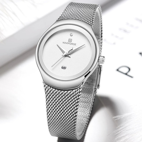 Relogio Naviforce Elegante Luxo Feminino