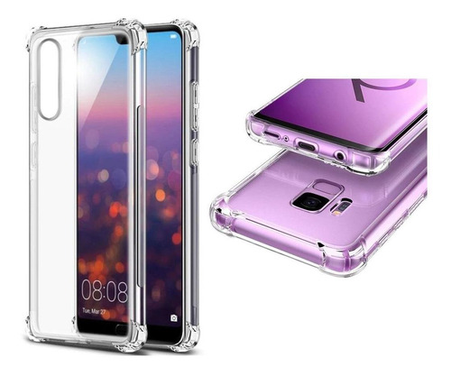 Imagen 6 de 6 de Funda Para iPhone Airbag Goma Gruesa Esquinas Reforzadas Anti Golpe Caida Uso Rudo Resistente Dama Hombre Caballero Case