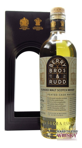 Whisky Berry Bross & Rudd Peated Cask Con Estuche 