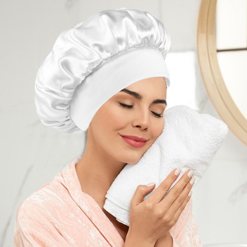 Gorro Para Dormir De Seda Gorros Para Cabello Rizado Gorro D