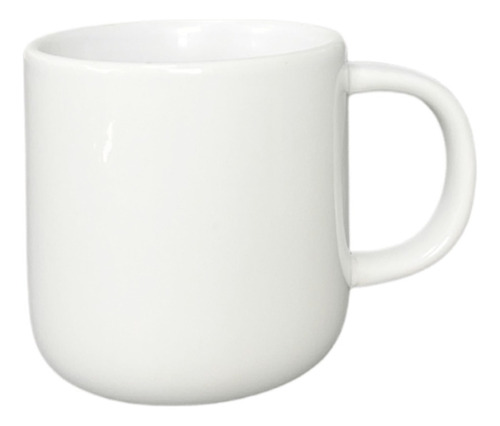 Taza De Café Blanca Para Restaurante 11oz Con Base Redonda Color Blanco N/A