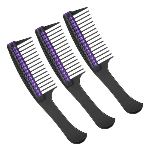 3 Paquetes De Peines Para El Pelo, Peine Con Rodillo, Peine