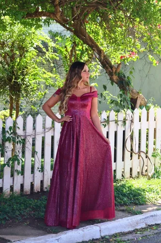 Vestido de madrinha evase sale