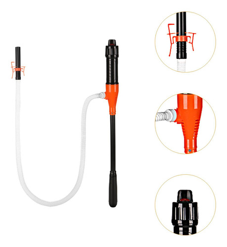 Transferencia De Combustible Bomba De La Motocicleta Naranja