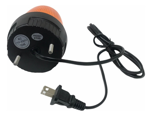 Paquete 8 Torreta 12 Led Ámbar Ac 110v A 230v
