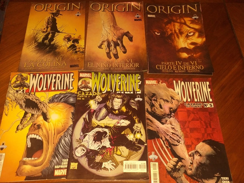 Lote 6 Cómics Marvel Wolverine Origin 