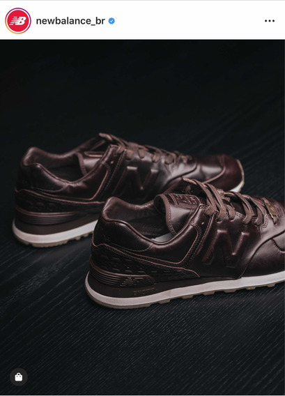 new balance 608 marrom couro