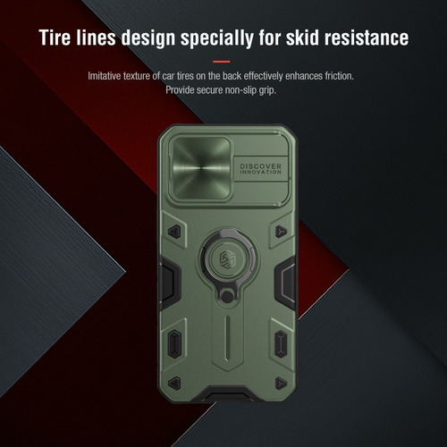 Capa Nillkin Camshield Armor Para iPhone 13 Pro Max 6.7 Pol.
