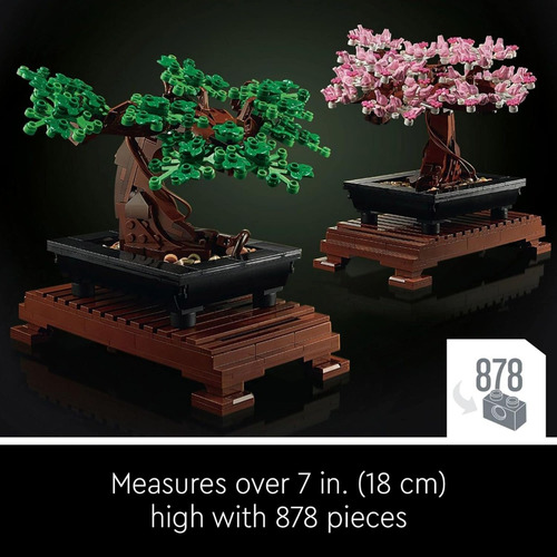 Lego Icons Bonsai Artificial Tree Building 10281 Home Decor