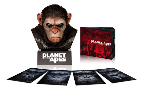 El Planeta De Los Simios Cesar Replica Busto Bluray Limitada