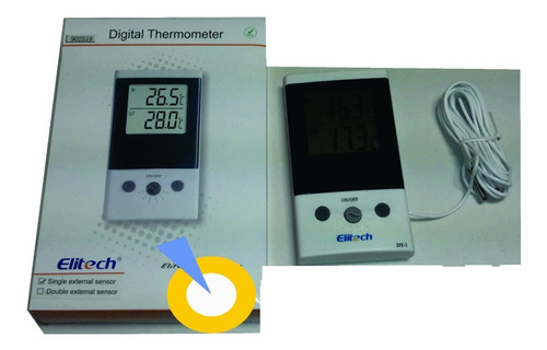 Termometro Digital 2 Temperaturas Modelo Dt1