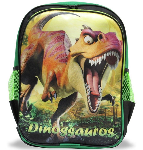 Kit Mochila Escolar Infantil Costas G Dinossauro F1