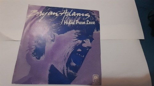 Vinilo Single De Bryan Adams Hidin From Love(s166