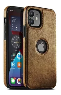 Funda Para iPhone Tipo Piel Protector Leather Case