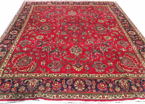 Tapete Artesanal Tabriz C 3.38 X 2.97 M Ref 32709