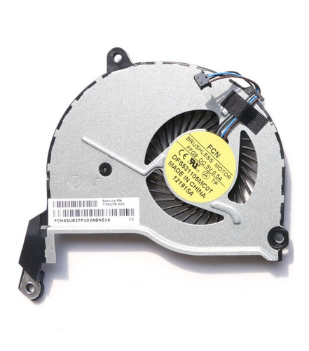 Ventilador Hp Pavilion 15 15-n107ax Tpn-q132 Tpn-q131